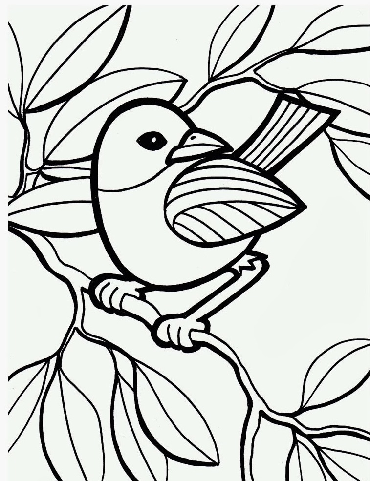Birdhouse Coloring Pages 4
