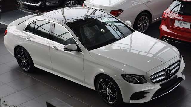 Mercedes E300 AMG có ngoại thất thiết kế đậm chất thể thao