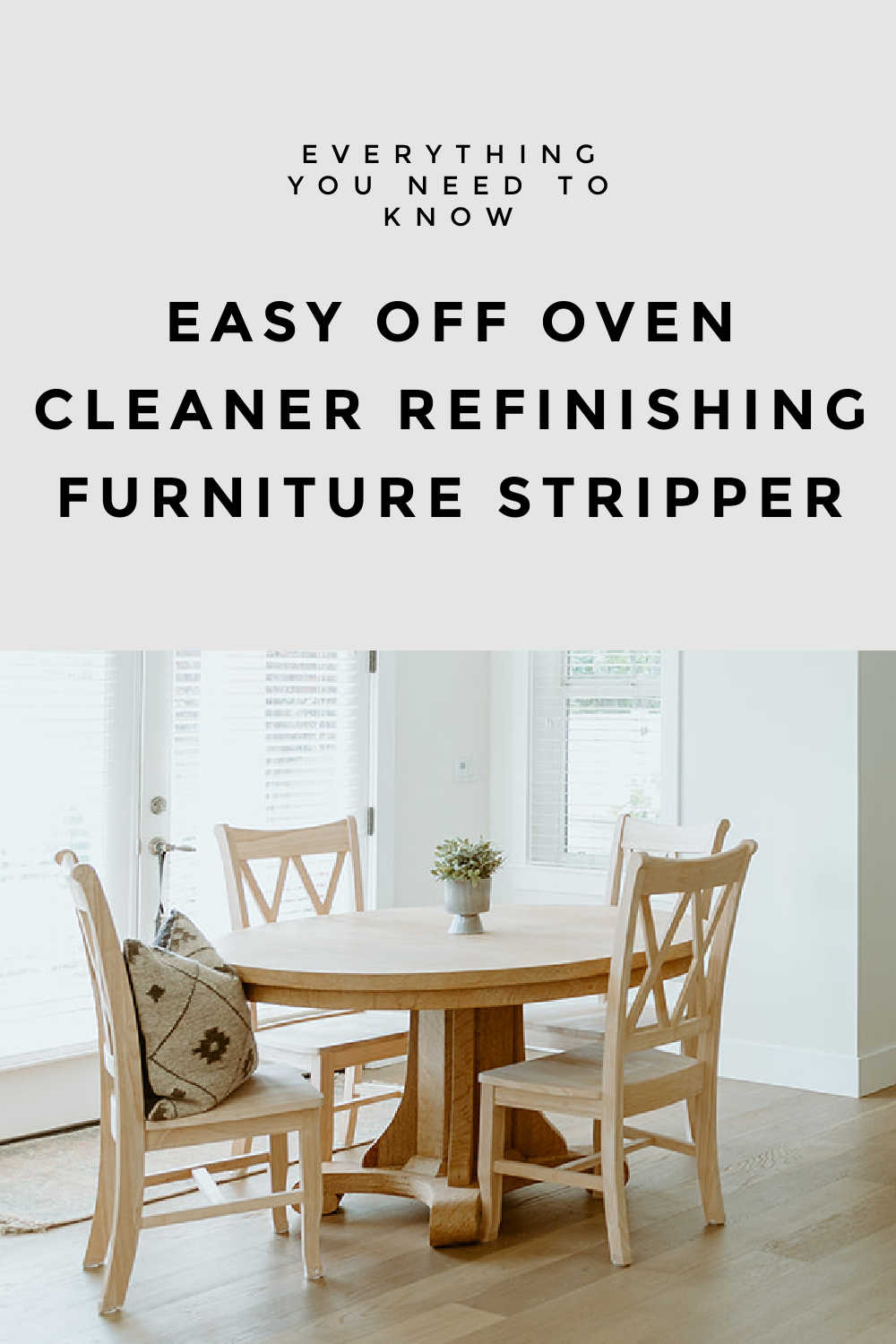 The Best Tips for Stripping Furniture with Oven Cleaner