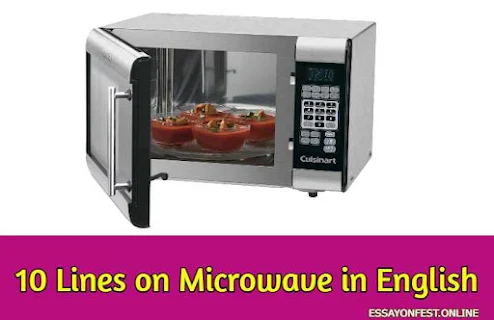 10 Lines on Microwave in English