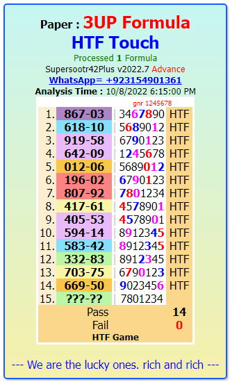 Thai Lottery 3UP Full Game Papers By InformationBoxTicket 16-10-2022