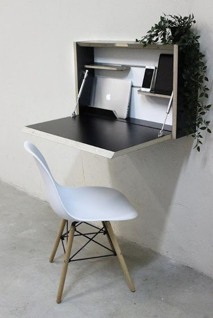 computer desk in living room ideas