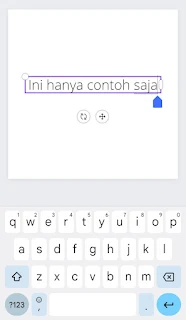 4. Cara Membuat Tulisan Melengkung di Canva Android