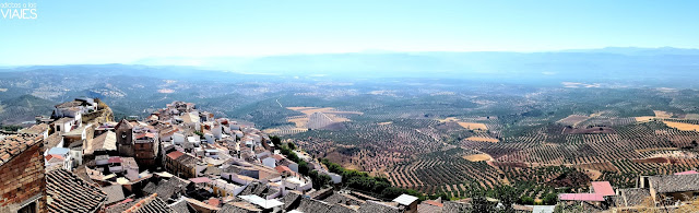 Vistas panorámicas de Chiclana de Segura, pueblo de Jaén