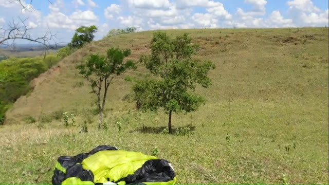 Acidente com parapente na ‘Serra do Country’ deixa homem ferido em Marília