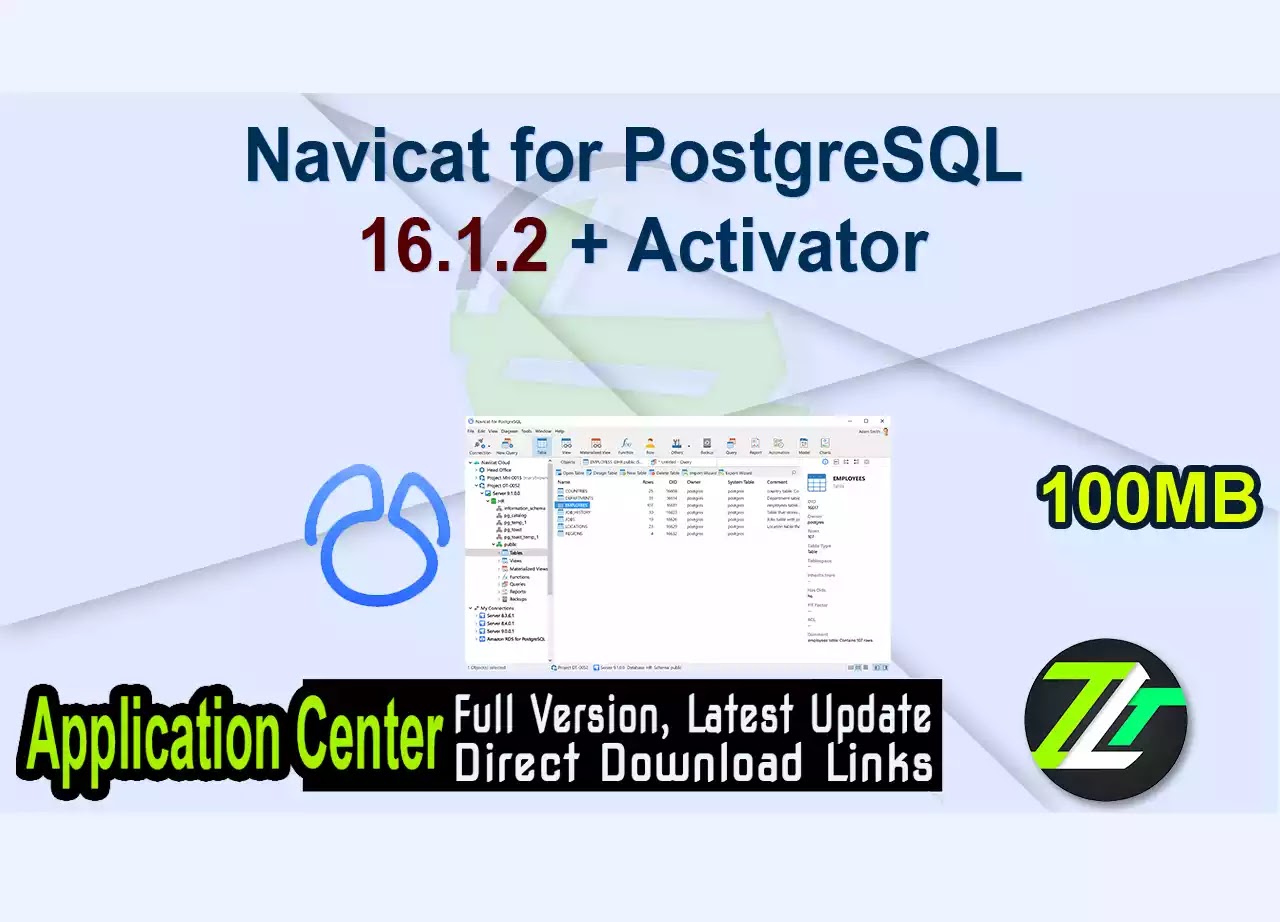 Navicat for PostgreSQL 16.1.2 + Activator