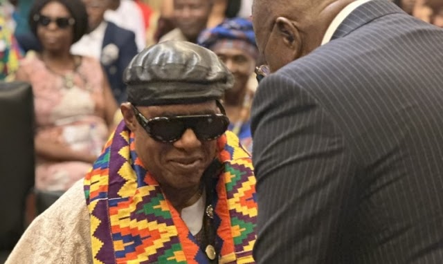 NEWS: Stevie Wonder Granted Ghanaian Citizenship: American Icon Receives Warm Welcome in Ghana. 