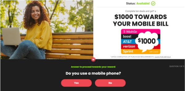 Get $1000 for Your Mobile Bill!