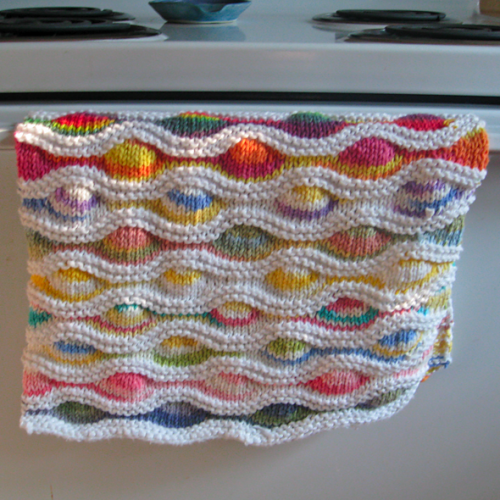 Lizard Ridge Dishcloth - Free Pattern 