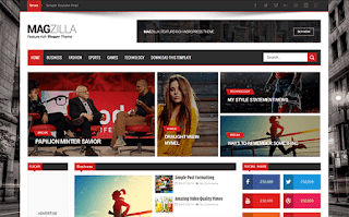 Mag Zilla Blogger Template