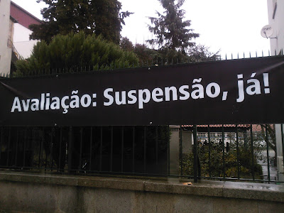 Greve dos professores portugueses Viseu ESEN