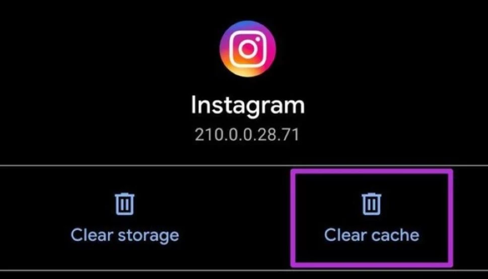 5- Instagram-Cache löschen - Android
