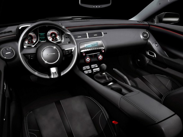 2008 Chevrolet Camaro Black Concept Interior Picture