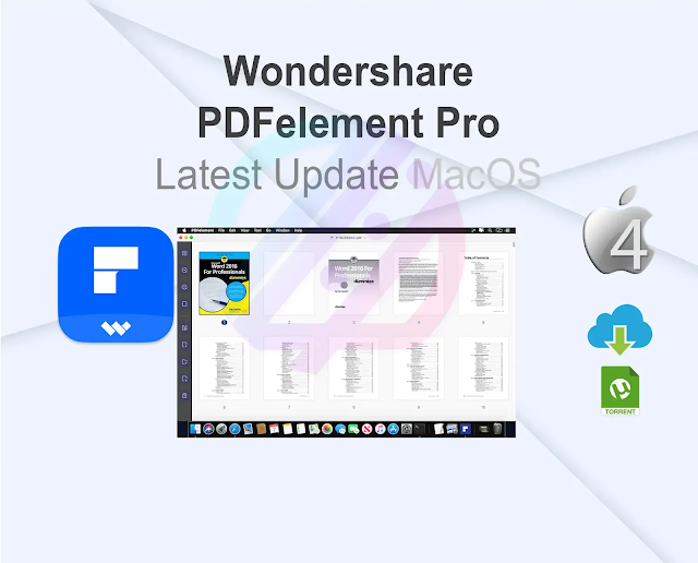 Wondershare PDFelement Pro 9.3.5 (OCR) Latest Update 4MacOS