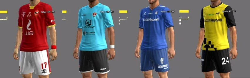 New Kits Egyptian League 2022 For PES 2013