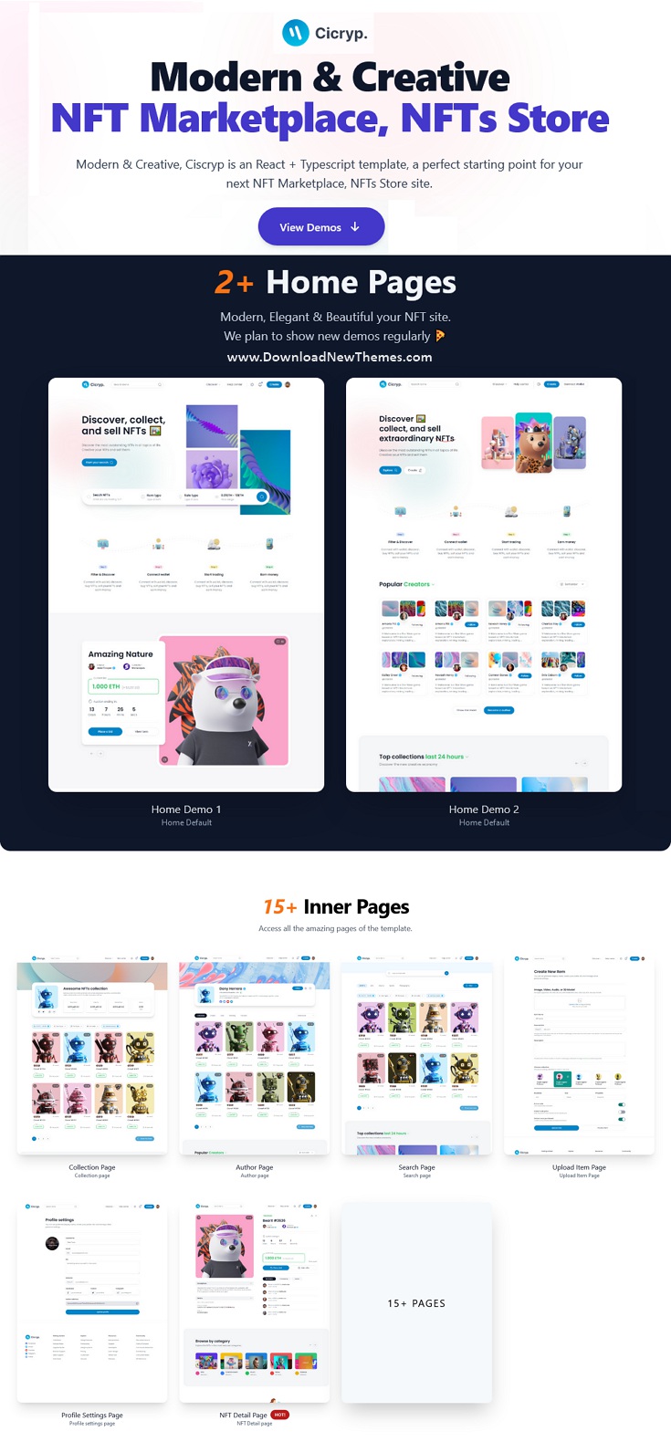 Download NFT Marketplace Template