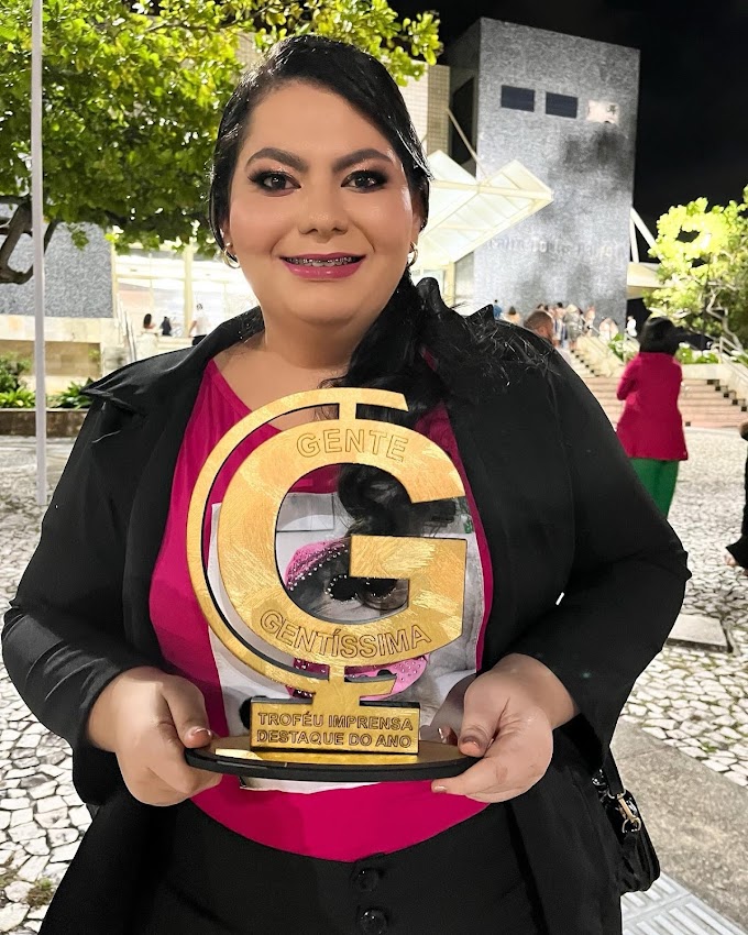 Destaque do Ano 2022: Dayane Silva recebe o troféu Gente Gentíssima