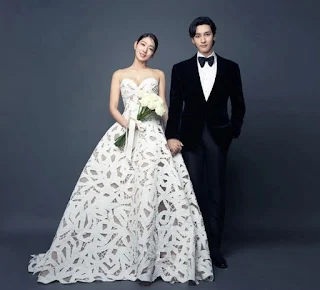 Park Shing Hye wedding dress