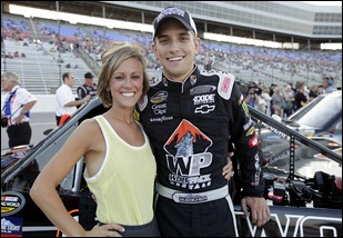  during the NASCAR Camping World Truck Series WinStar World Casino 400k at Texas Motor Speedway in Fort Worth, Texas on June 10, 2011.