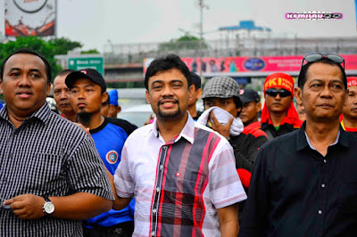 Ketua Konfederasi Serikat Pekerja Indonesia Said Igbal