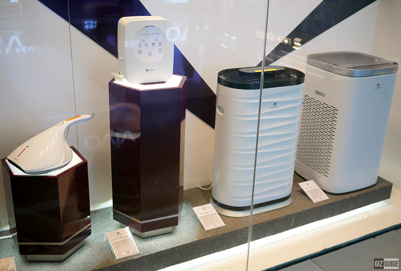 Some of its pro-grade air purifiers