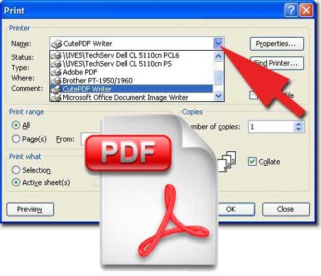 Free Software Cute Pdf Printer Make Pdf Easy