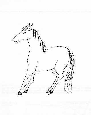 I used to draw this horse in large quantities in grade school.