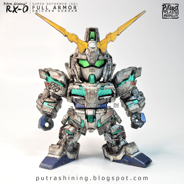 SD Full Armor RX-0 Unicorn Gundam by Putra Shining