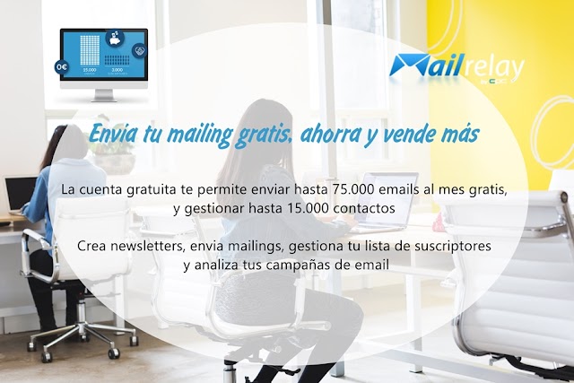 Mailrelay, nueva versión de la plataforma de Email Marketing con hasta 75.000 mails/mes en su cuenta gratuita