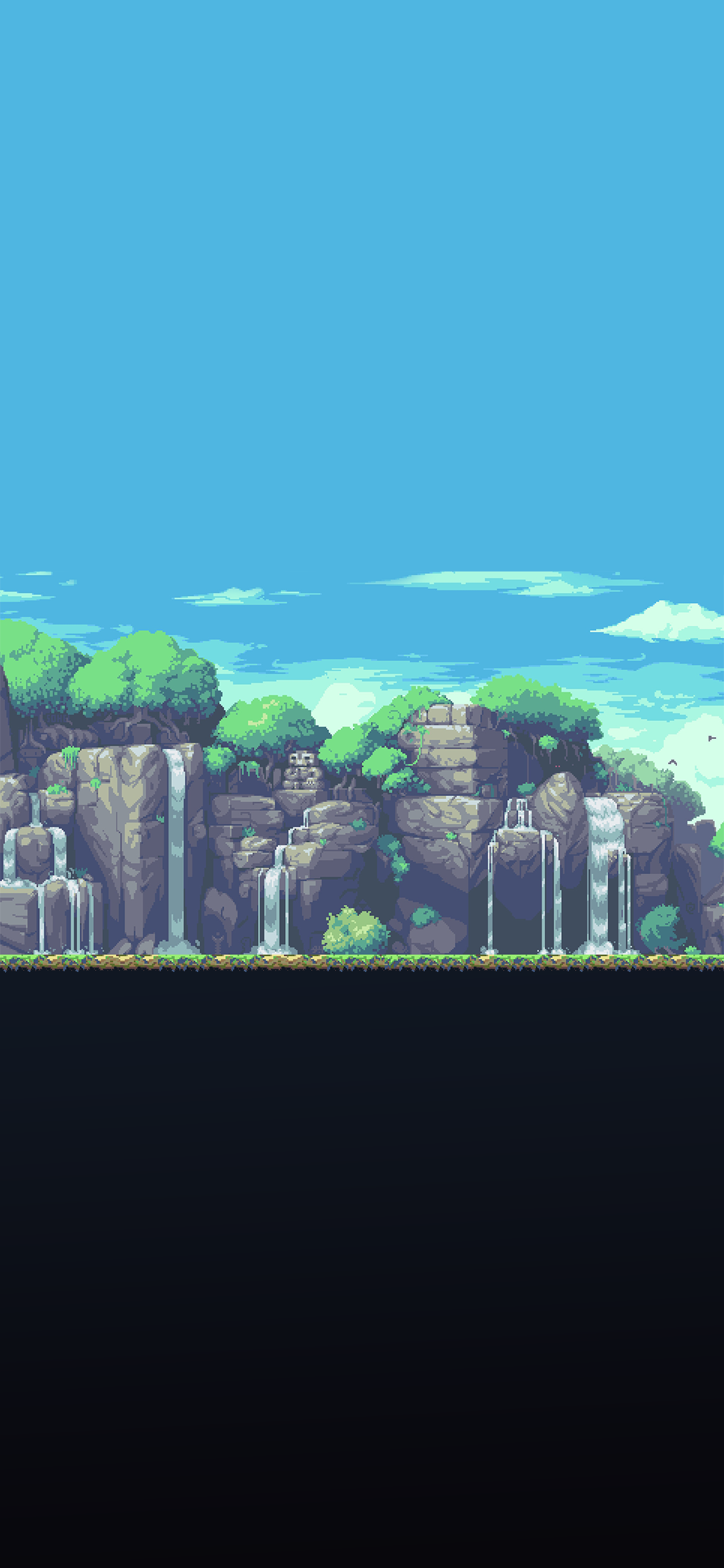 pixelart scenery wallpaper