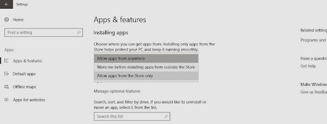 Cara Memblokir Aplikasi Non-Windows Store Di Windows 10