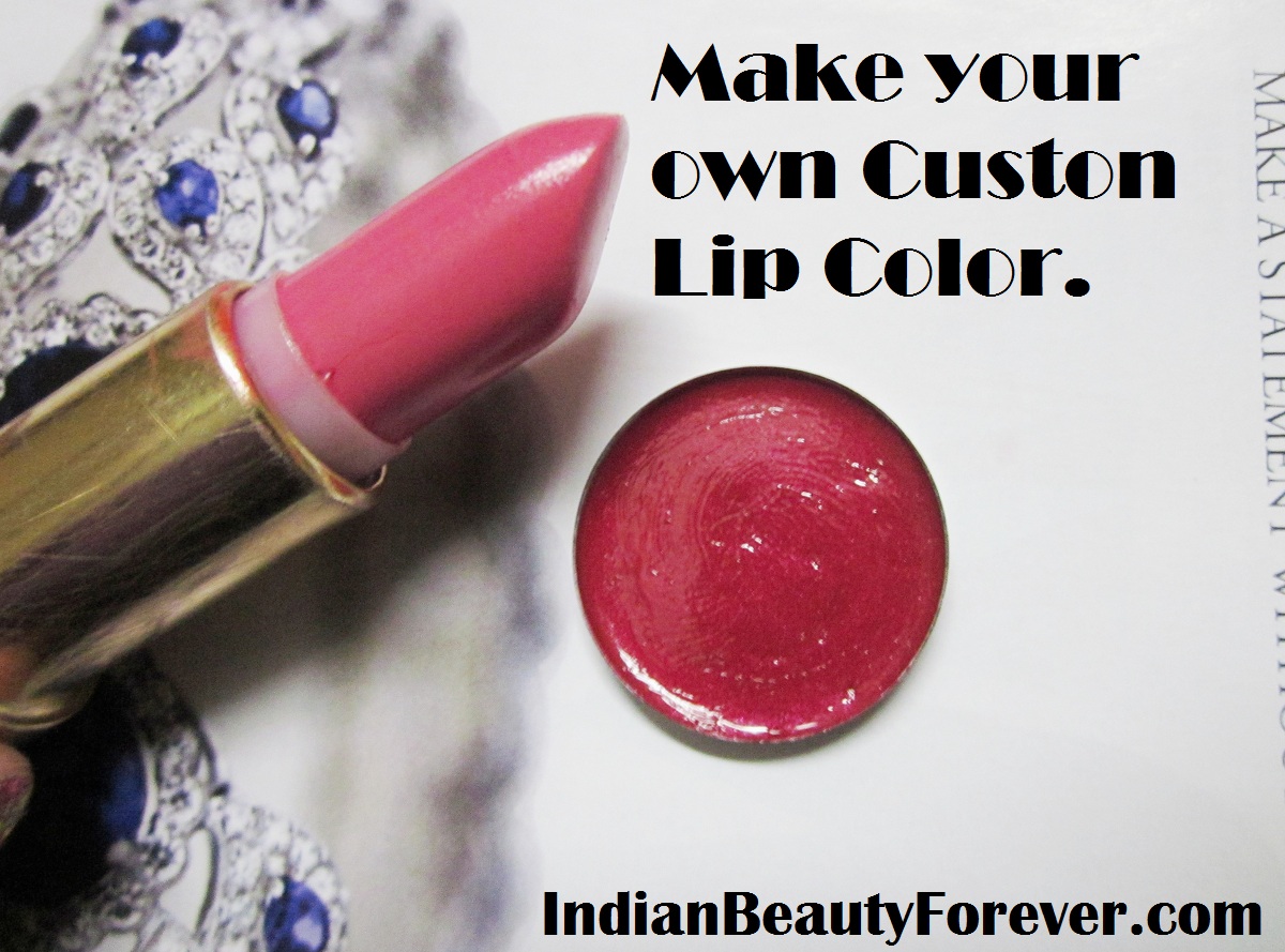 to share this easy tutorialon how to make your own custom lip color ...