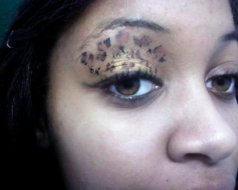 cheetah print makeup. Cheetah Print. Products Used: