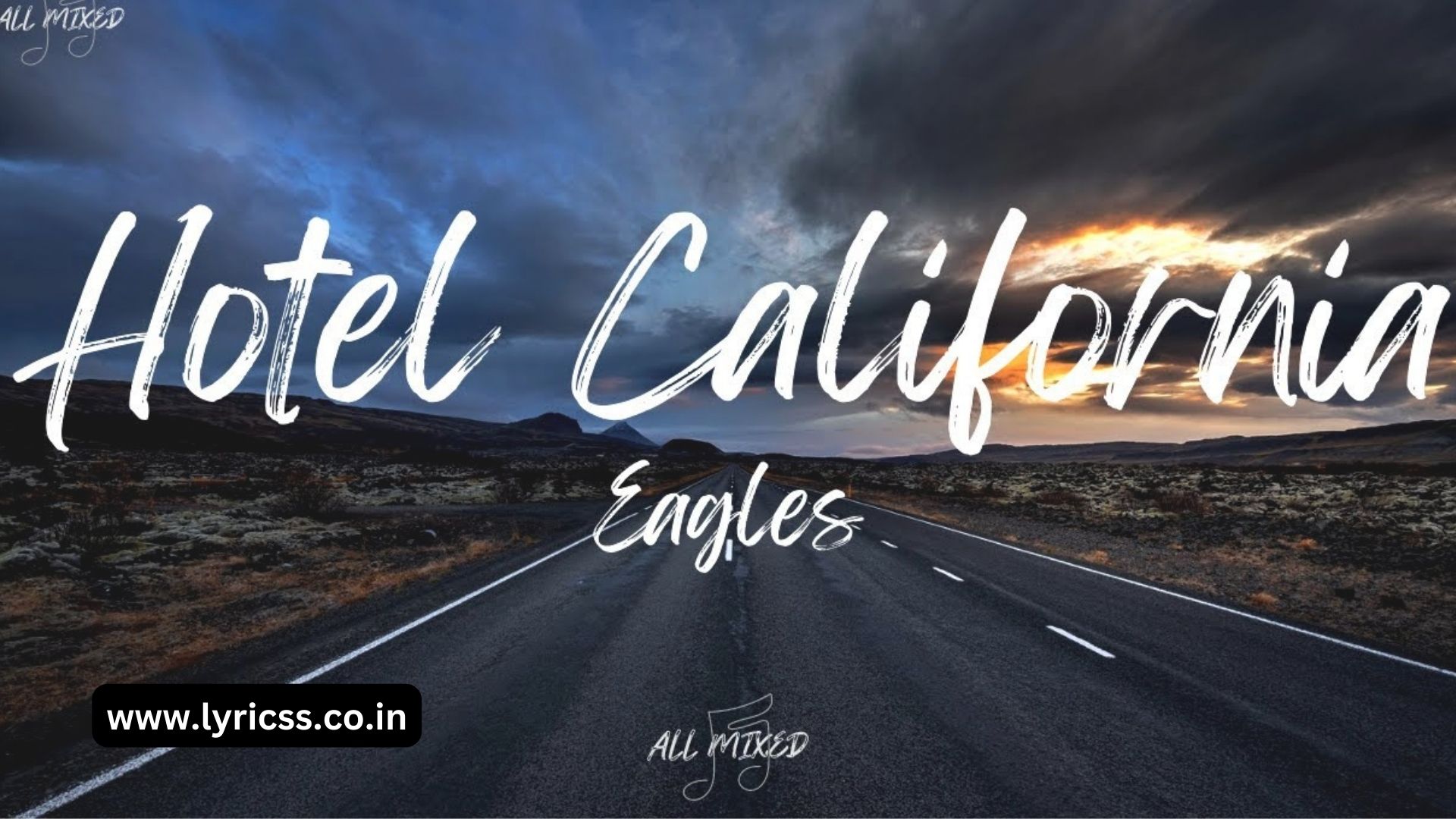 EAGLES HOTEL CALIFORNIA LYRICS | Eagles - Hotel California