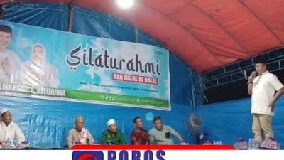 Iksan B Abd Rauf Gelar Halal Bihalal Di Desa Limbo Makmur