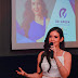 Karina Alarcón realiza encuentro con medios de Santiago