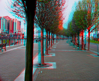 3d stereo image salford quays