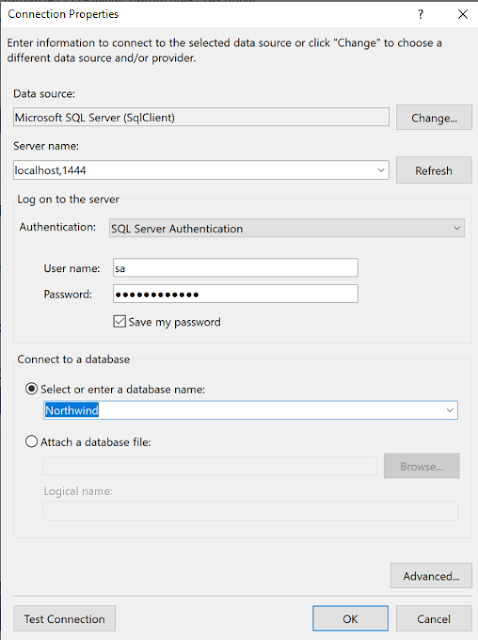 Connection properties