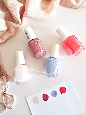 essie swatch spring pastel ballet slippers eternal optimist lilacism cute as a button