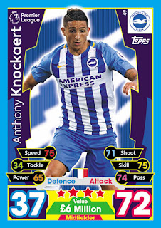 Topps Match Attax 2017-2018 Brighton & Hove Albion Set