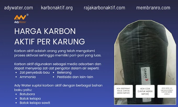 Ady Water Jual Karbon Aktif Kiloan di Surabaya