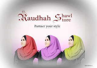 Raudhah Shawl Store Pemborong Tudung Online