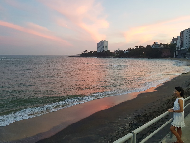 Praia da areia preta Guarapari