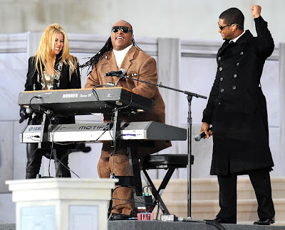 Shakira, Stevie Wonder and Usher