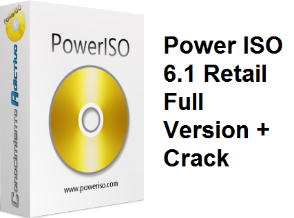 Download Power ISO 6.1 Retail Full Version + Crack