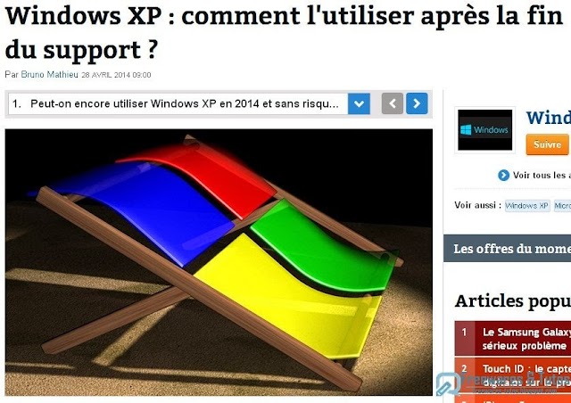 Le site du jour : comment utiliser Windows XP après la fin de son support ?