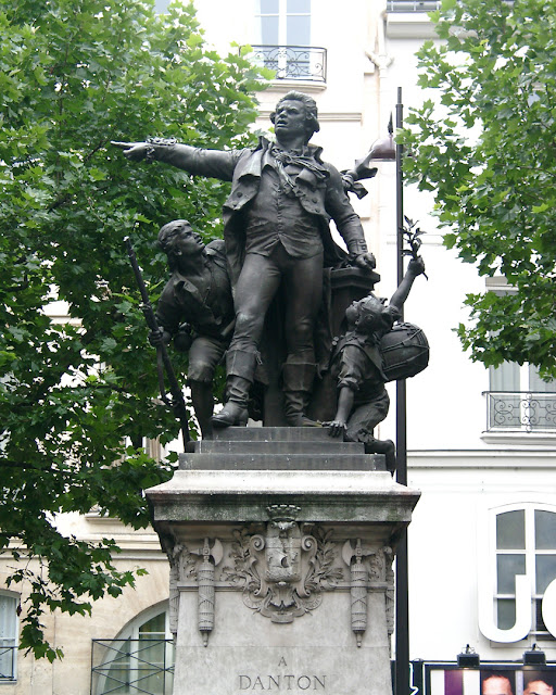 Monument to Danton by Auguste Paris, Place Henri-Mondor, Quartier de l'Odéon, 6th arrondissement, Paris