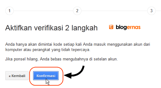 Cara Verifikasi Gmail 2 Langkah dengan HP