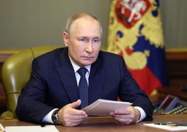 Vladimir Putin promises “harsh” response if Ukrainian attacks continue