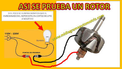 como probar el rotor del alternador - por que el alternador no mete carga - principales fallas del alternador